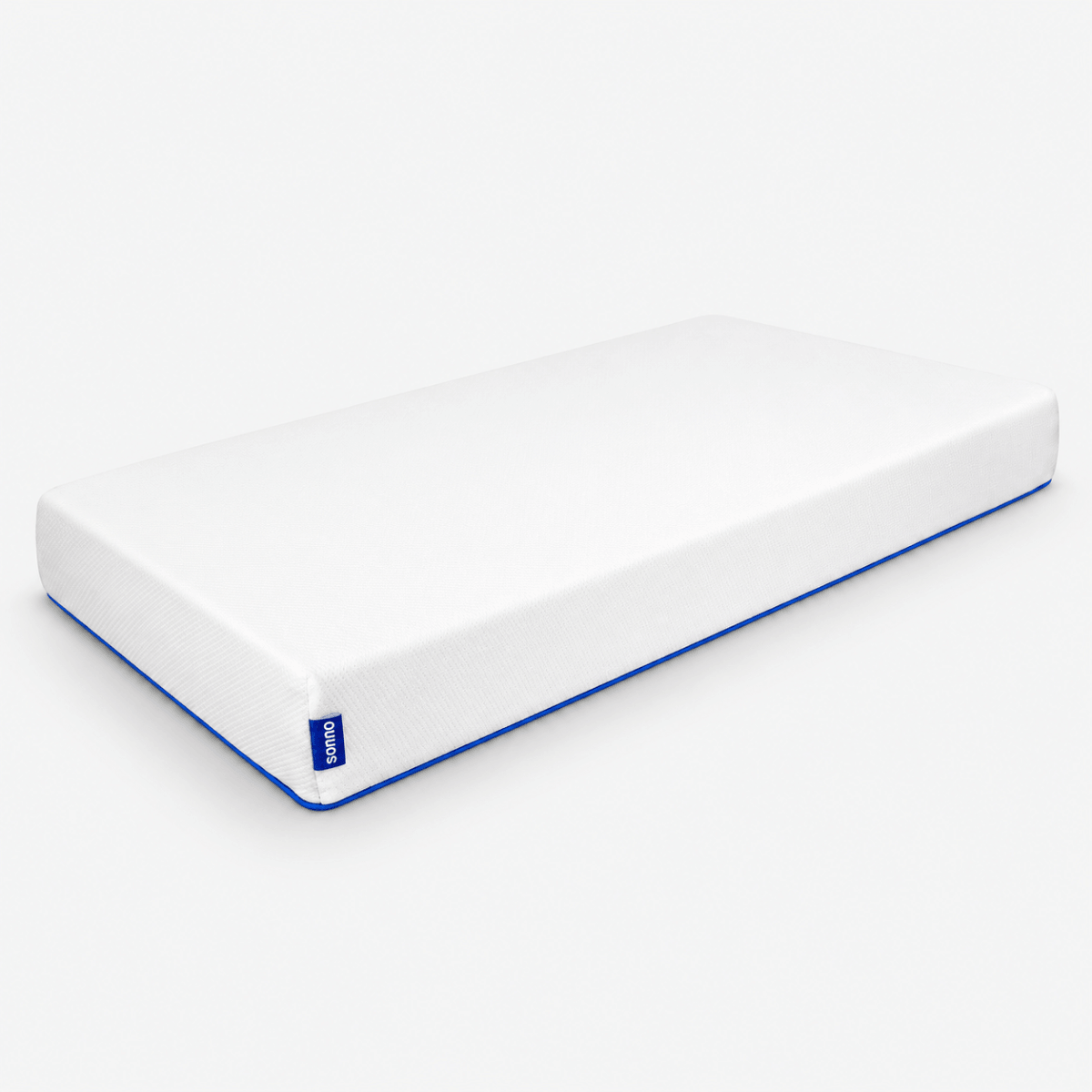 sonno baby mattress on a white background