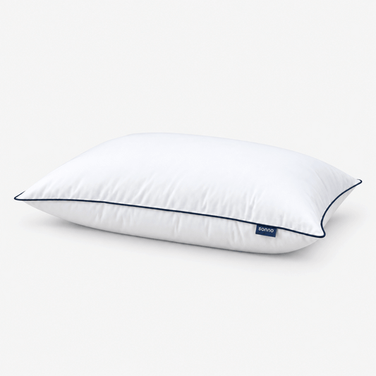 Sonno Cloud microfiber pillow on a light grey background
