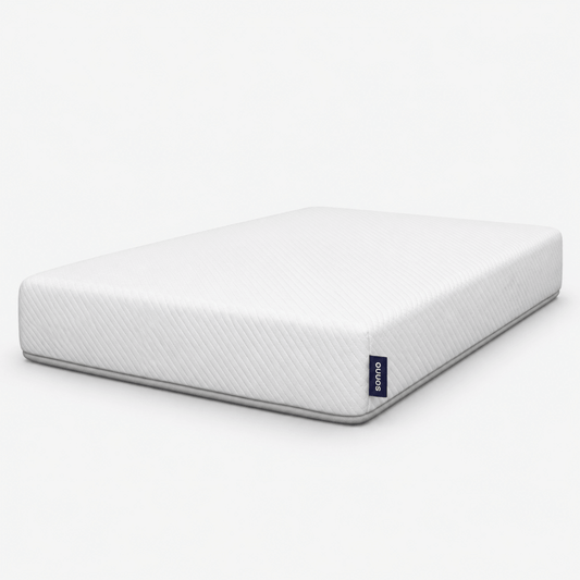 sonno lite plus foam mattress on a white background