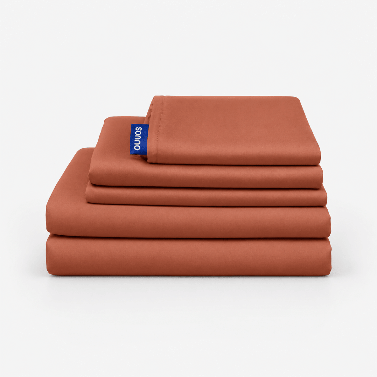 sonno tencel premium bed sheets on a white background 