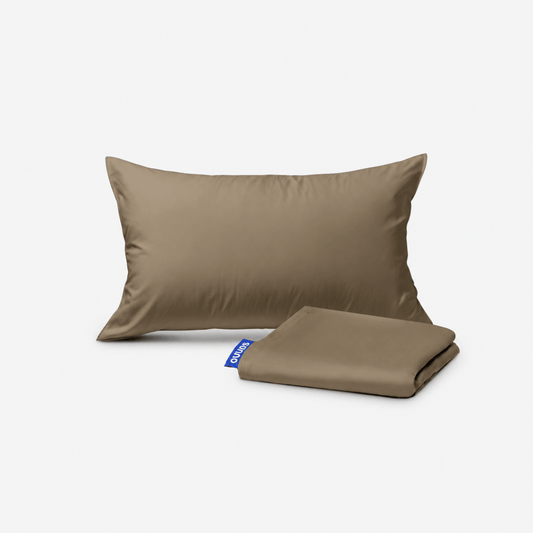 Sonno tencel pillowcase in a white background. 