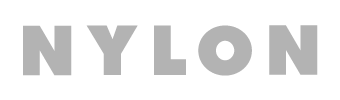 Gray 'NYLON' logo on a white background